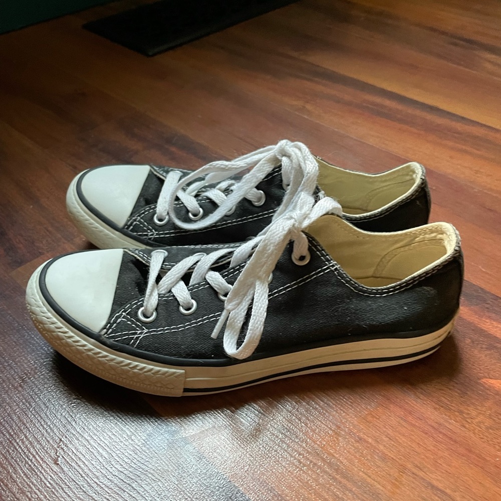 Black Converse Chuck Taylors size 2